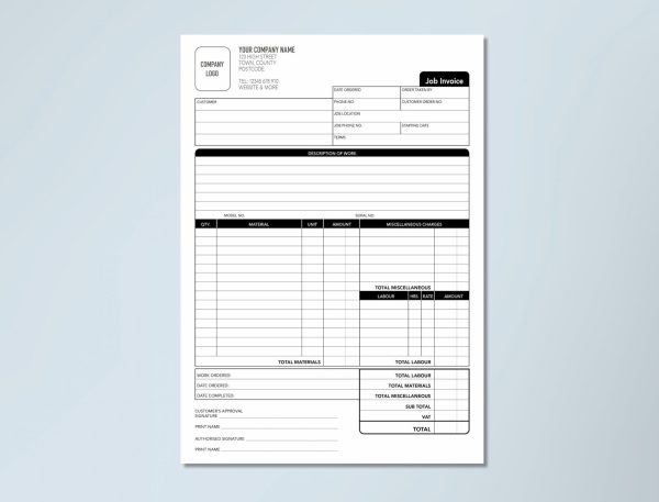 JOB INVOICE