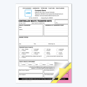 Waste Transfer Note Template